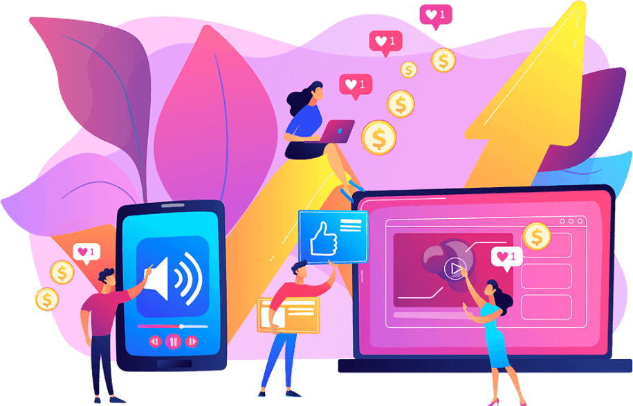 Digital Solutions Illustration